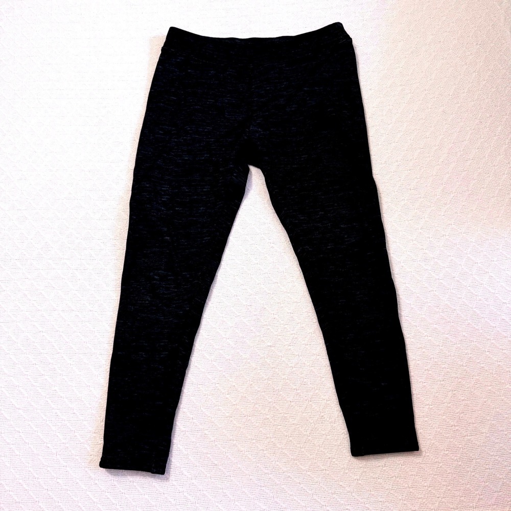 Faded Glory Womens Grey Space Dye Leggings Size M 8-10 FGL35742SD2